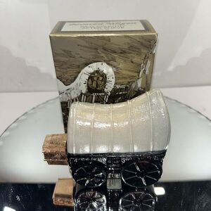 Vintage Avon Covered Wagon Spicy‎ After Shave Wild Country Full Bottle With Box